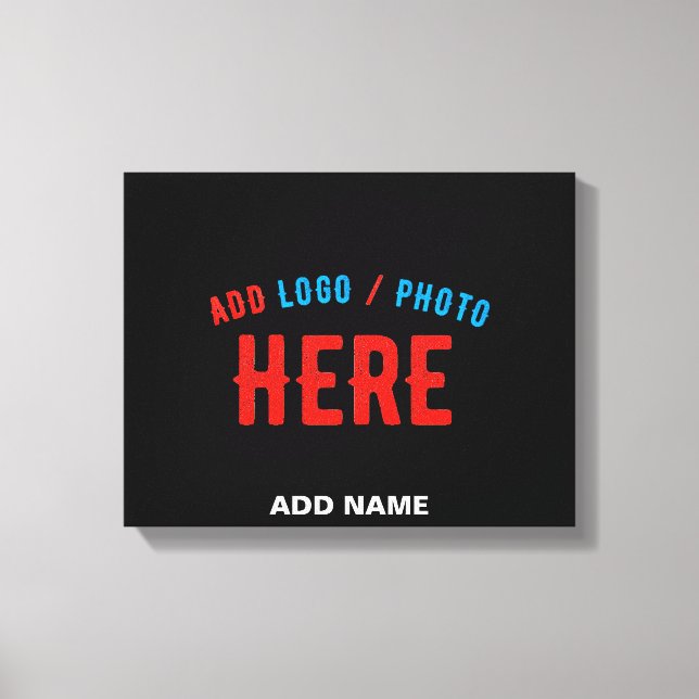 IMPRESSÃO EM TELA NA MODA MODERNO PERSONALIZÁVEL NEGRO VERIFICADO CO (Frente)