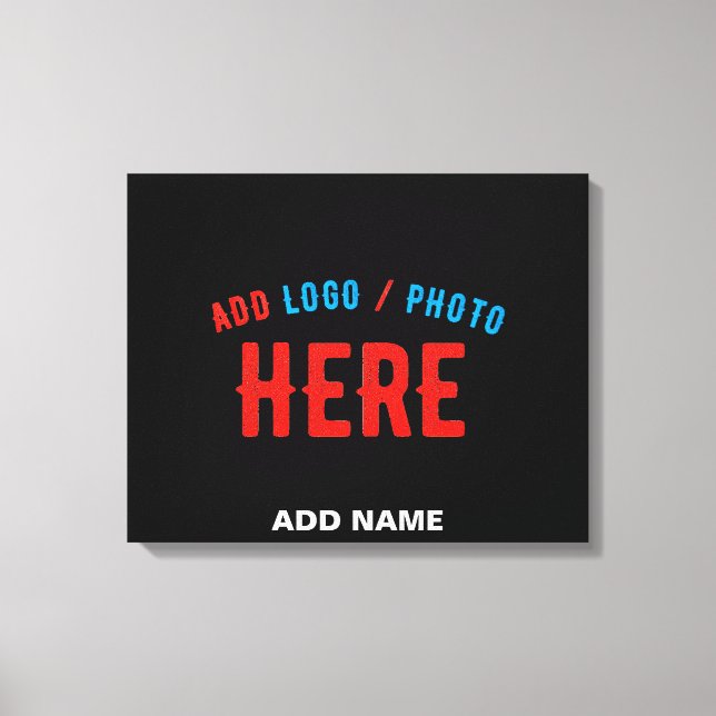 IMPRESSÃO EM TELA NA MODA MODERNO PERSONALIZÁVEL NEGRO VERIFICADO CO (Frente)