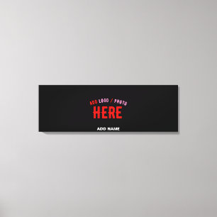 IMPRESSÃO EM TELA NA MODA MODERNO PERSONALIZÁVEL NEGRO VERIFICADO CO