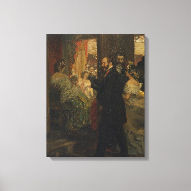 Impressão Em Tela Na Ópera, 1862 (Frente)