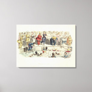 Impressão Em Tela Nadando para senhoras, 1844 (litho)