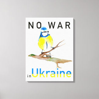 Impressão Em Tela Não à guerra na Ucrânia