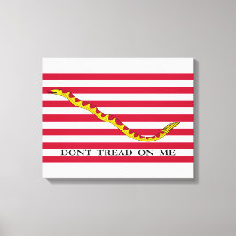 Impressão Em Tela Não me pise no Naval Jack dos EUA