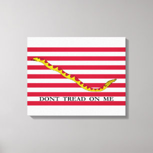 Impressão Em Tela Não me pise no Naval Jack dos EUA