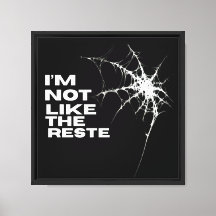 Não sou como a Arte Aranha Única do Resto