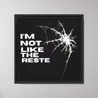 Impressão Em Tela Não sou como a Arte Aranha Única do Resto