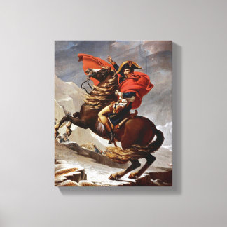 Impressão Em Tela Napoleão atravessando os Alpes