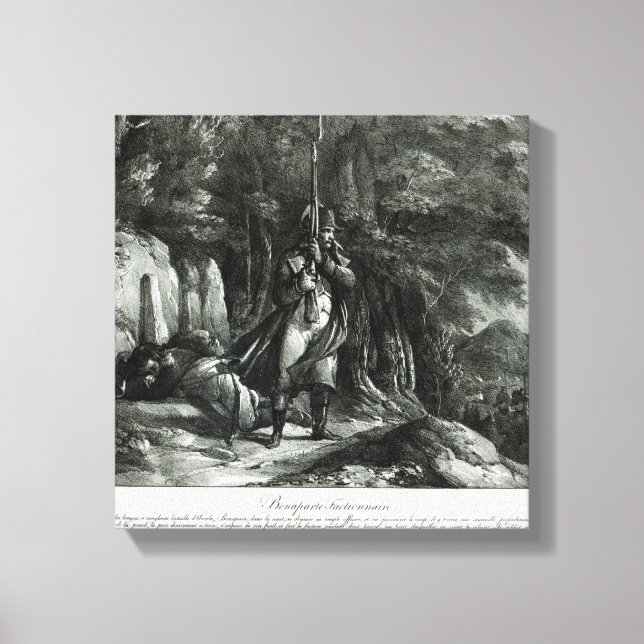 Impressão Em Tela Napoleão sobre o direito de entrada (Frente)