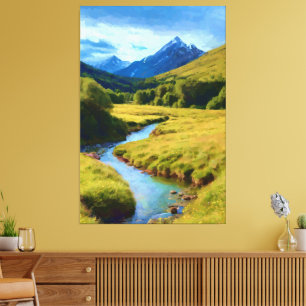 Impressão Em Tela Nascer de Oblivião de Lethe