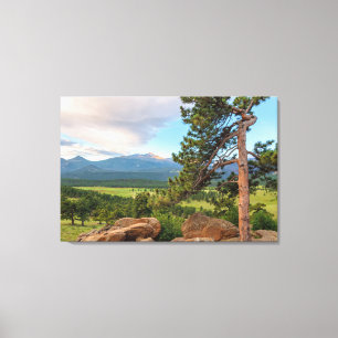 Impressão Em Tela Nascer do sol no Parque Nacional Montanhas Rochosa