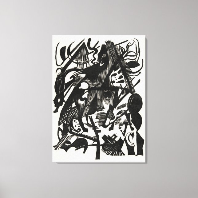 Impressão Em Tela Nascimento dos Lobos (Frente)