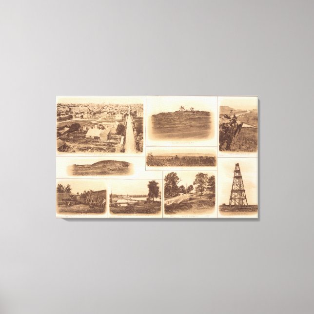 Impressão Em Tela Nashville, Tenn (Frente)