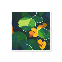 Nasturtiums - Impressão de tela grande