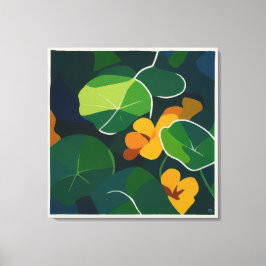 Impressão Em Tela Nasturtiums - Impressão de tela grande