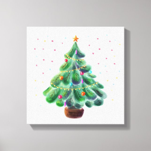 Impressão Em Tela Natal (Frente)