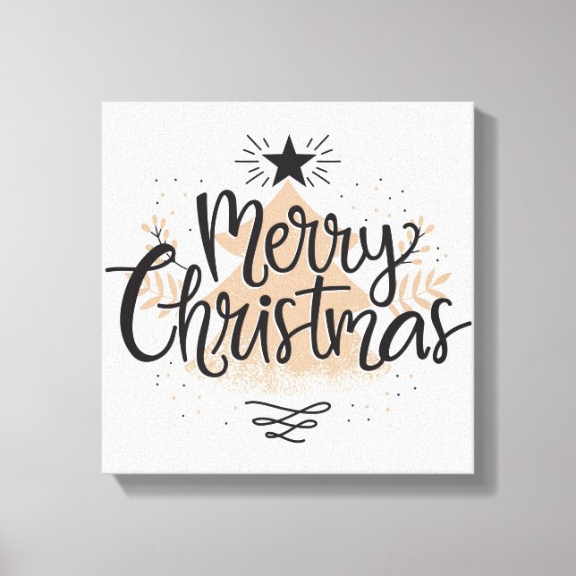 Impressão Em Tela Natal (Frente)