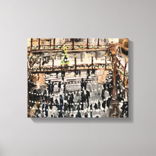 Impressão Em Tela Natal no Arcade por Desenhos Selvagens