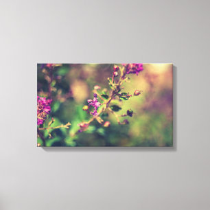 Impressão Em Tela Natureza de Verão roxa