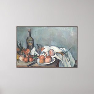 Impressão Em Tela Natureza Morta com Cebolas, Pintura a Óleo, Paul C
