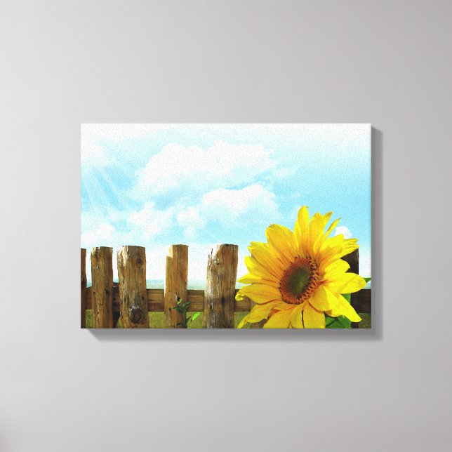 Impressão Em Tela Natureza Sunflower Beleza (Frente)