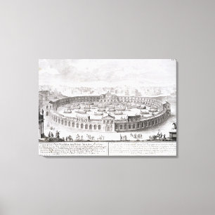 Impressão Em Tela Naumachia, placa 6 de "Entwurf einer historische