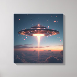 Impressão em Tela (Nave Espacial Reluzente)
