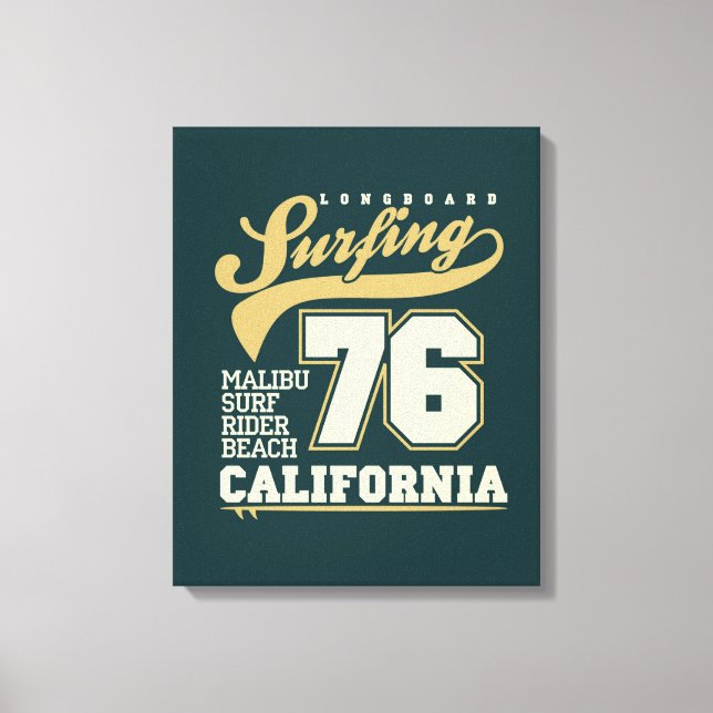 Impressão Em Tela Navegação em palangre | Califórnia 76 (Frente)