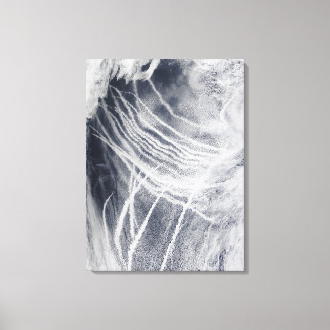 Impressão Em Tela Navio atravessa o oceano Pacífico norte (Frente)