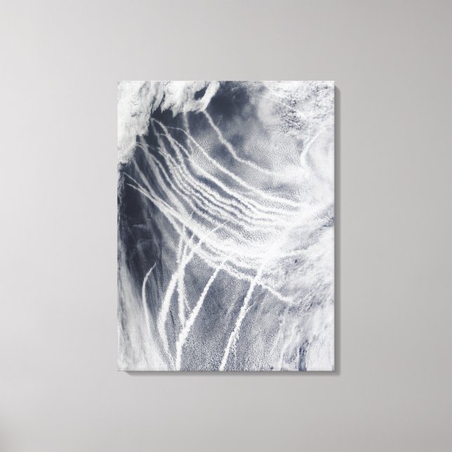 Impressão Em Tela Navio atravessa o oceano Pacífico norte (Frente)