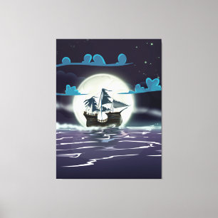 Impressão Em Tela Navio Fantasma