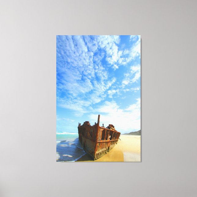 Impressão Em Tela NAVIO PACÍFICO 32x48 (Frente)