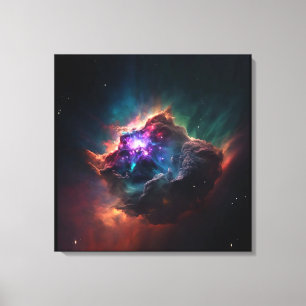 Impressão Em Tela Nebula, Impressão de Tela de Espaço