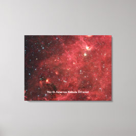 Impressão Em Tela Nebulosa América do Norte Infravermelho