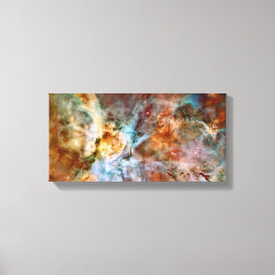 Impressão Em Tela Nebulosa Carina NASA Telescópio Hubble Foto Espaci
