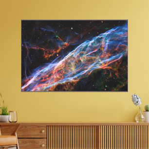 Impressão Em Tela Nebulosa de Hubble Remanescentes de Supernova Tele