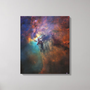 Impressão Em Tela Nebulosa de Lagoa (Imagem Espacial Astronômica) (U