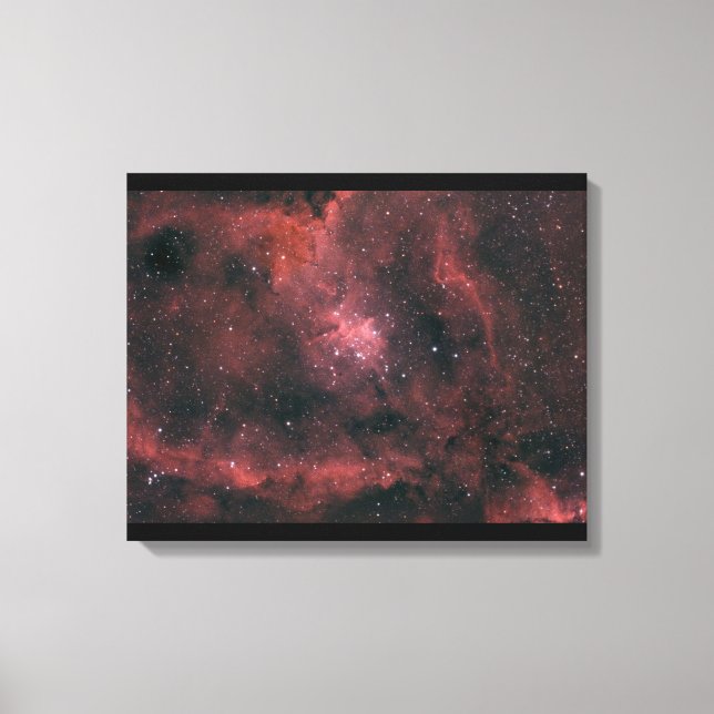 Impressão Em Tela Nebulosa do Coração (Frente)