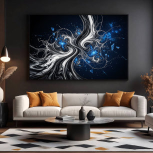 Impressão Em Tela Nebulosa Fractalis