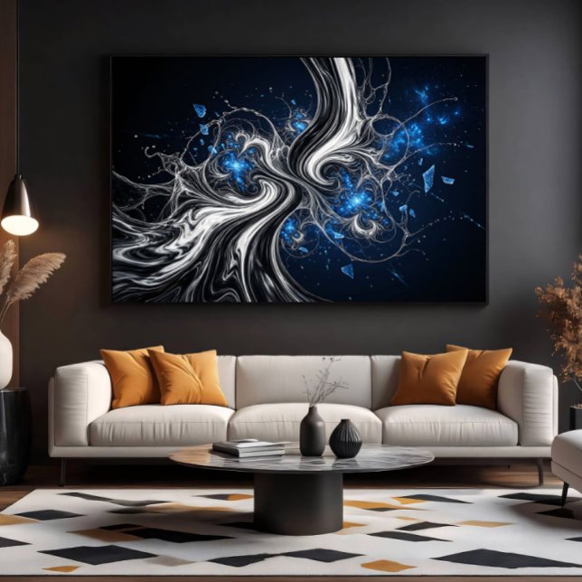Impressão Em Tela Nebulosa Fractalis (Criador carregado)