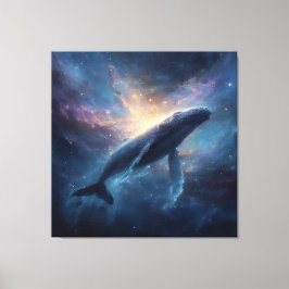 Impressão Em Tela Nebulosa Luminosa Humpback