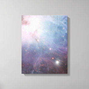 Impressão Em Tela Nebulosa Orion Astronomia azul marrom bege céu est