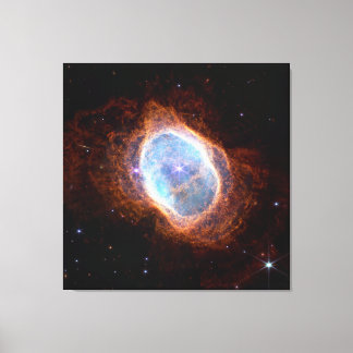 Impressão Em Tela Nebulosa Planetária do Anel Sul | NIRC | JWST