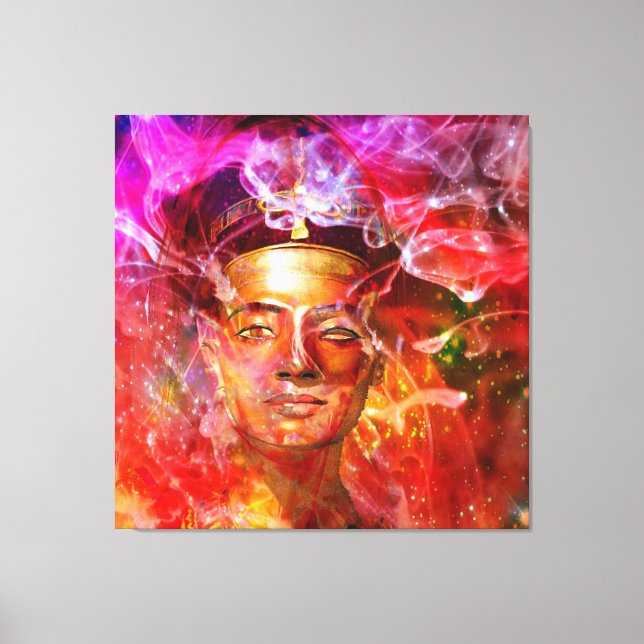 Impressão Em Tela Nefertiti Egípcia (Frente)