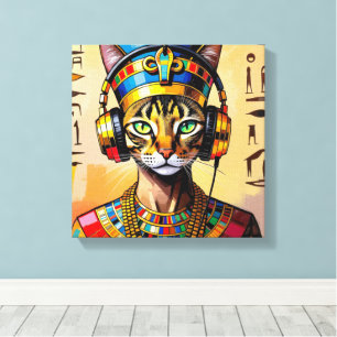 IMPRESSÃO EM TELA NEFERTITI RAINHA DO NILE-CATO ABISSÍNIO