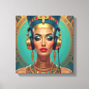 IMPRESSÃO EM TELA NEFERTITI RAINHA DO NILO 2