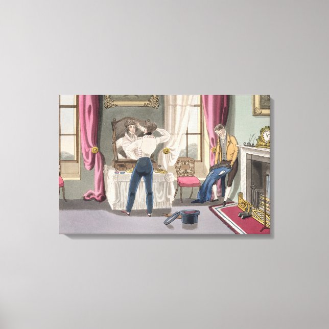 Impressão Em Tela Negligência, prato 1 de "Qualificação necessária (Frente)