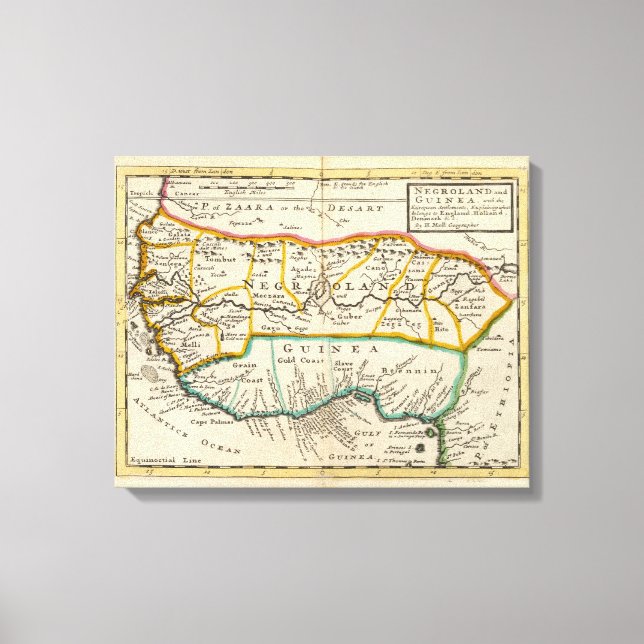 Impressão Em Tela Negroland e Guiné (Frente)