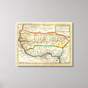 Impressão Em Tela Negroland e Guiné