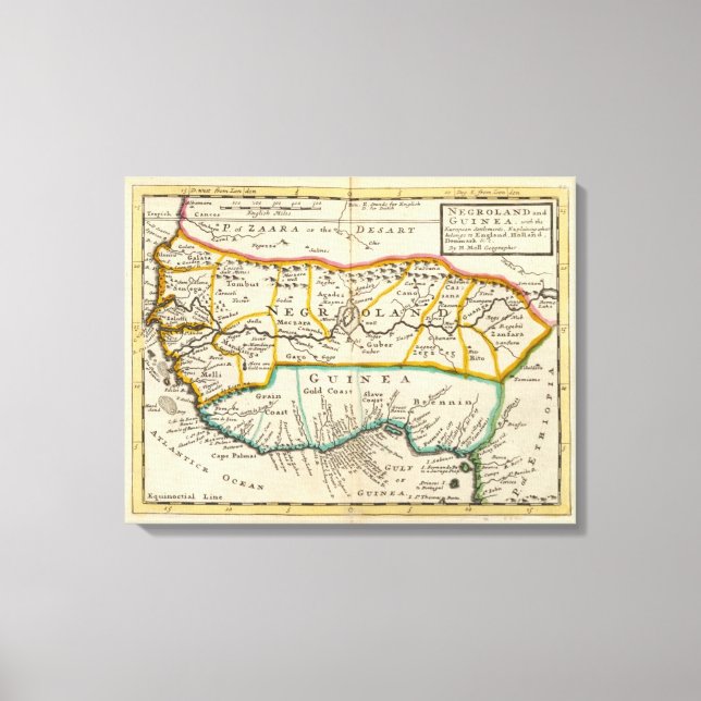 Impressão Em Tela Negroland e Guiné (Frente)