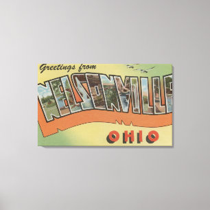 Impressão Em Tela Nelsonville, Ohio - grandes cenas da letra